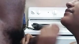 FANTASTIC!! GET TO WATCH Black Slurping Unfathomable Mouth most excellent Ally BBC Making him Cum HARD