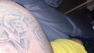 Large Ass Black mother I'd like to fuck Gets Drilled Doggy Style by BBC + Spunk Flow