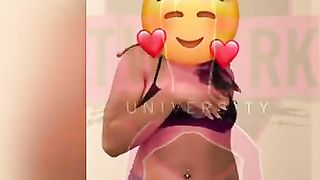 Fit Lightskin Black College Student Disrobe Tease - OnlyFans PinkTwerkUniversity