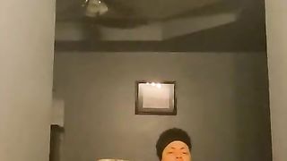 Chubby Chap Eating out a 6’4Goddess