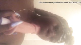 Hawt Ebony Angel Playing With Her Sex Toy