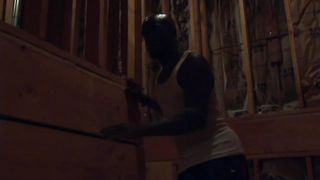 Smashing, ebony girl is fucking a horny, black guy like a slut, just for fun