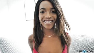 Daya Knight is a ravishing, ebony girl who likes to suck cock and get a facial cumshot