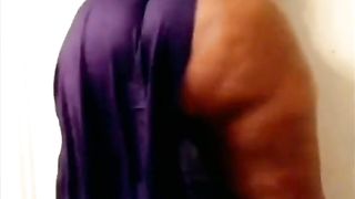 Very Large Ebony Butt Shake in Costume