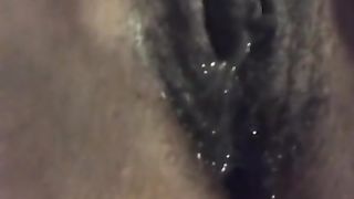 POV Black Hottie Play with her Wet Moist Vagina