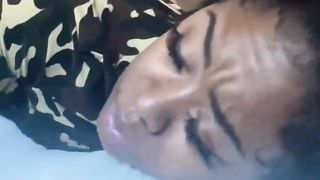 Puppy eyes whilst getting banged