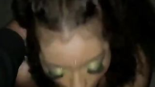 Tryna Work that Large Schlong down my Mouth ( Loop)