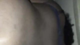 Black Takes BBC in Backseat of my Car (Creampie)