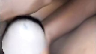 Screwing Breasty Black with Natural Titties POV