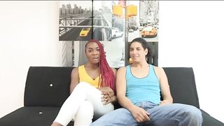 Black Jalila rides her boyfriend's schlongs for FAKings!