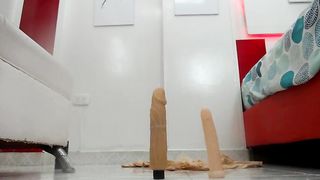 Kasey - Hydrant Squirts Black Latin Babe