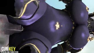 SFM ebony ELF SITTING ON THE WRONG MUSHROOM Monster SCREW CG Manga Toon