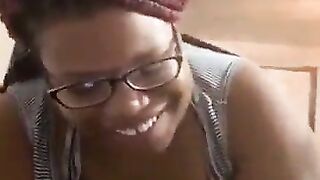 sucking shlong on the phone