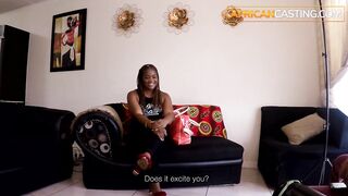 AFRO CASTING - Black Gets Her Large Butt Screwed In Swap for a Job