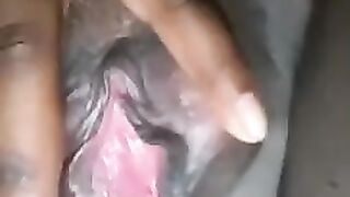 Ex Fingering her Juicy Vagina for me