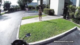 Jump on my bike then on my shlong also