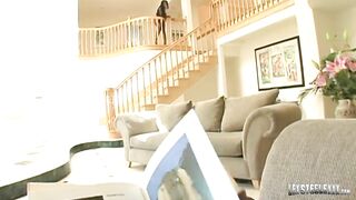 Moist Black Kelly Starr Lubed Up By Ebony Studhorse Lexington Steele!