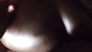 Large Butt Black Stepsister Love Banging her Stepbrother Large Ebony Weenie with Fucking-Rubber