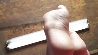 Feet caning for Big Beautiful Woman black sub