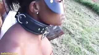 black wife coarse outdoor banged