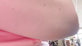 Using my Love Button Sucker & Flashing at Dollar Tree