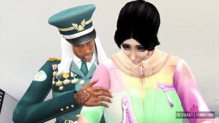 Colonel Comforts Single Woman having Coarse Sex - Raunchy Hawt Animations