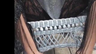 double penetration'd N Da Hood #1 - Ebony double penetration action with creamy cumshots