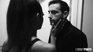 CHERRY PIMPS - Ebony Chick Sucks A Large White Penis Previous To An interracial Hardcore Screw (Scarlit Scandal, Jake Adams)