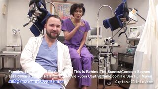 "Strangers In The Night" Don't Get Into The Wrong Uber Or U Could End Up Just Like Jackie Banes As This Babe Meets Doctor Tampa & Nurse Lilith Rose At CaptiveClinic.com