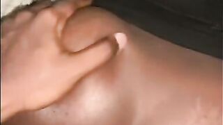 POV Chocolate Black Step Sister Gets Mouth Screwed and Backshots