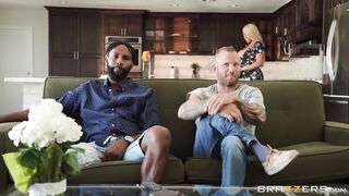 Ebony man's ally screws his plump wife! :o