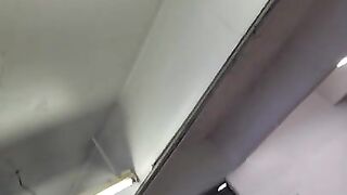 JusAgirl - EXHIBITIONIST Caught by Security Guard Masturbating on Car in Parking Deck