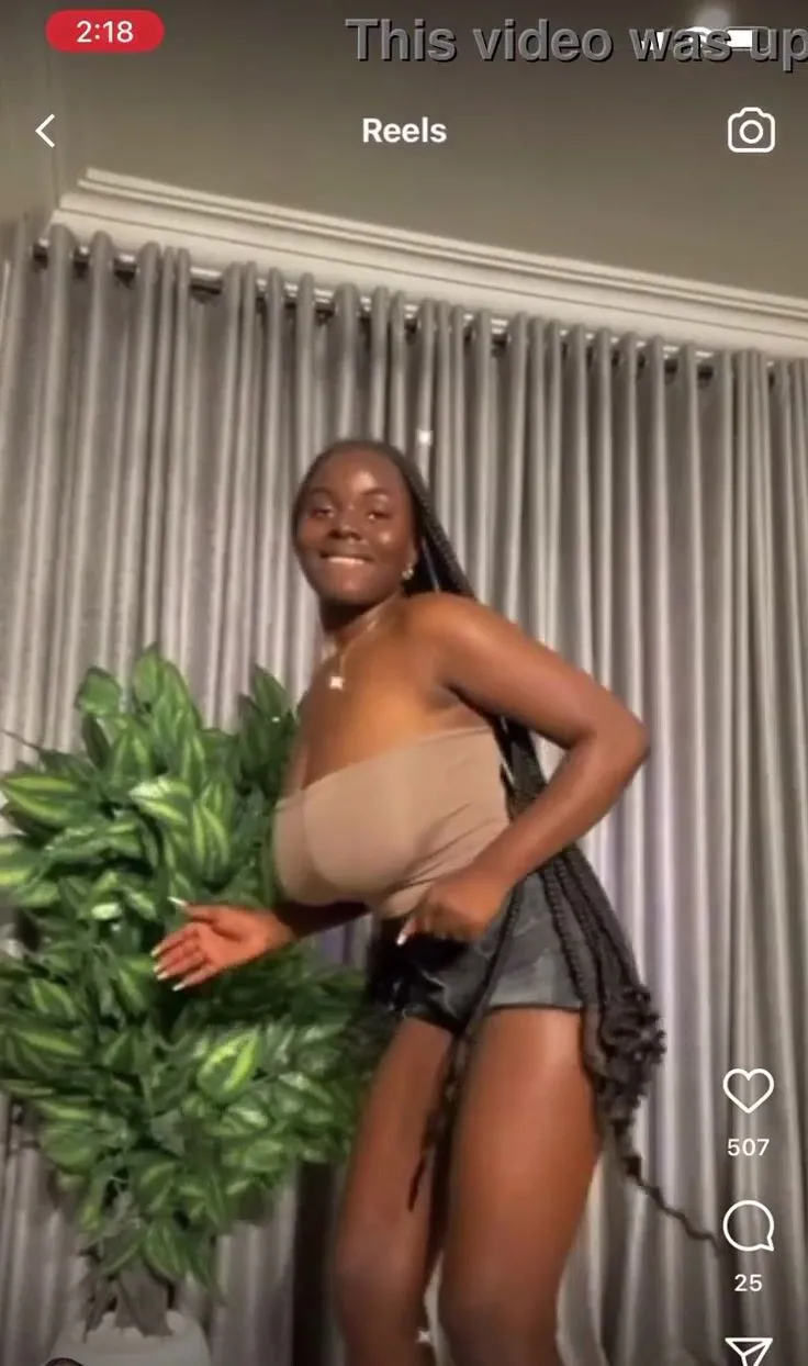 Big black tits bouncing