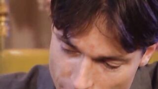 Sexy interracial group sex at vintage costume-up party