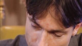 EXPLOITED AFRO IMMIGRANTS - Sexy interracial group sex at vintage costume-up party